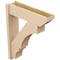 Ekena Millwork 8-in W x 30-in D x 38-in H Balboa Slat Rough Cedar Woodgrain TimberThane Outlooker, Primed Tan OUTUR080X30X38BOA24RCPR - alternate 2